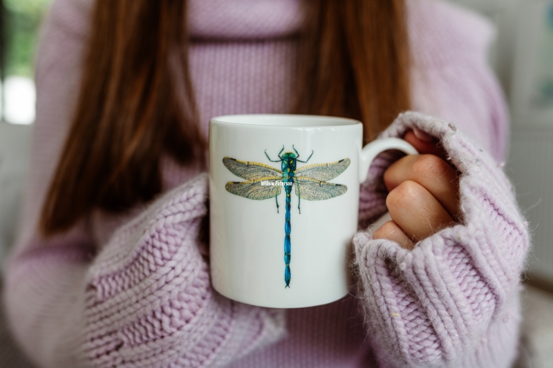 Dragonfly Design Mug